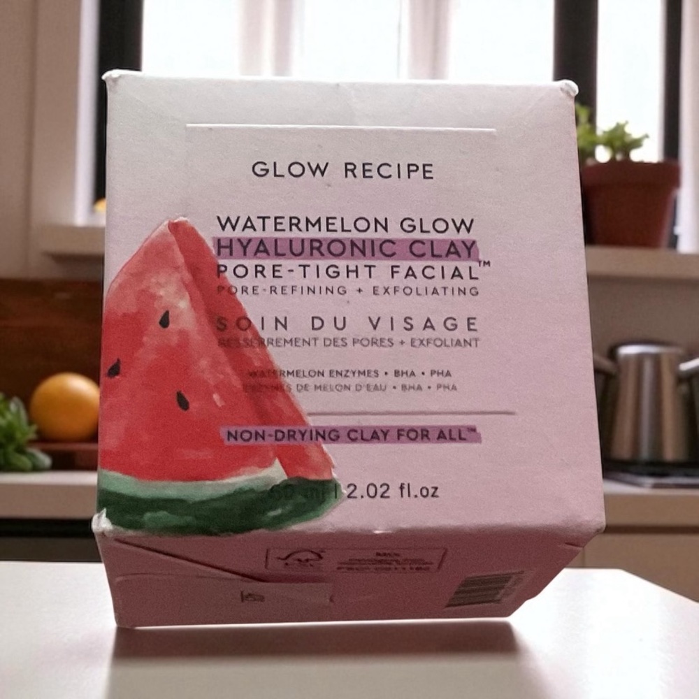 Glow Recipe Watermelon Glow Hyaluronic Clay Pore-Tight Facial Mask - 2.03 oz. 🍉